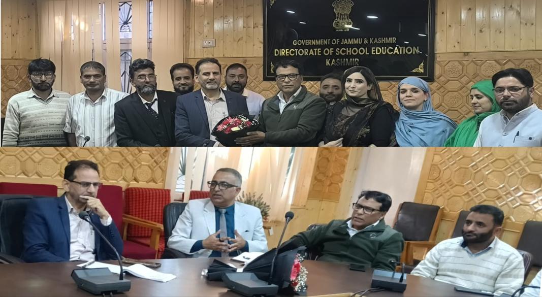 Delegation of PSAJK Anantnag meets DSEK, raises key issues concerning private schools
