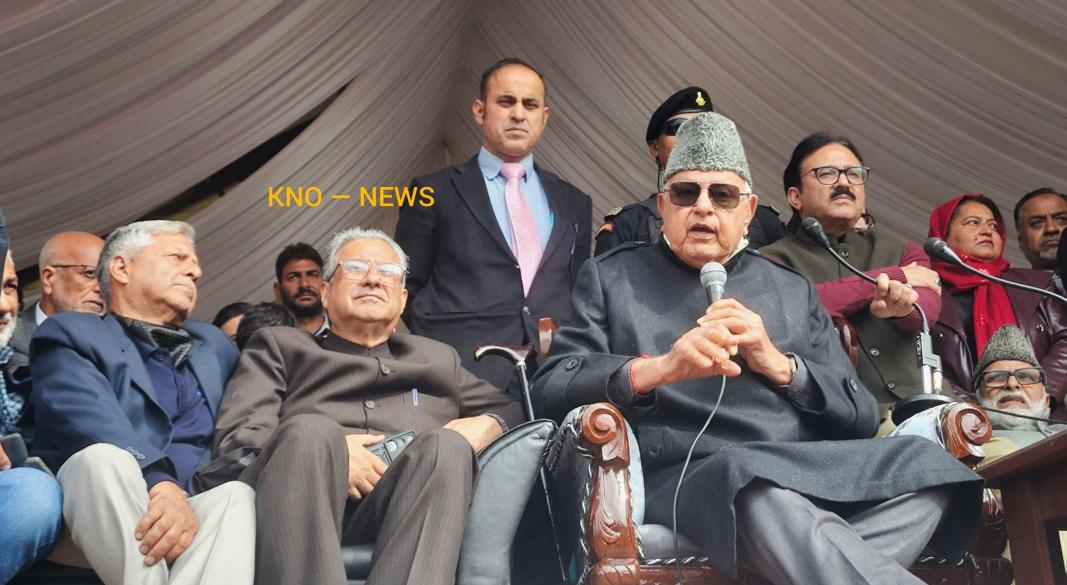Have courage to fight, or perish:Dr Farooq tells workers at Baramulla convention